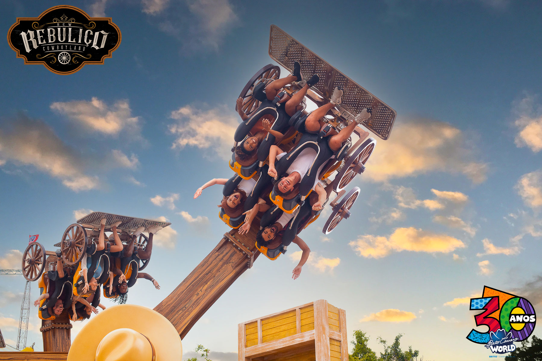 Beto Carrero World terá novo brinquedo radical neste verão e